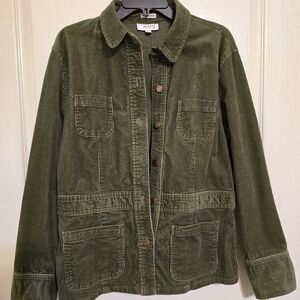 Jones Sport Olive Green Corduroy Utility Jacket